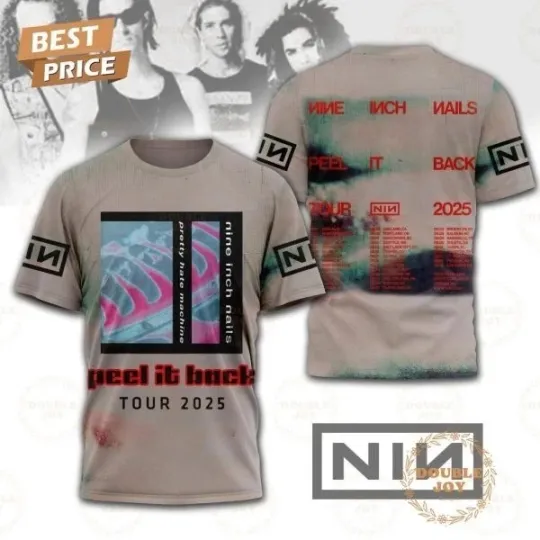 Discover Nine Inch Nails Peel It Back Tour 2025  T-Shirt