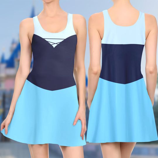 Discover Arielll Princess 3D Cosplay Costume Skater Dress