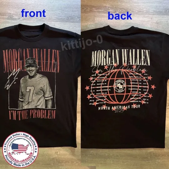 Discover NEW!!! Wallen Western I’m The Problem 2025 Tour Merch reprint Shirt