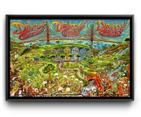Discover Tour 2025 California Dead & Company Poster, gift for fans