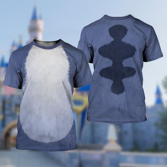 Discover Disneyyy Stitchh Blue Alien 3D T-Shirt, Lilo & Stitchh