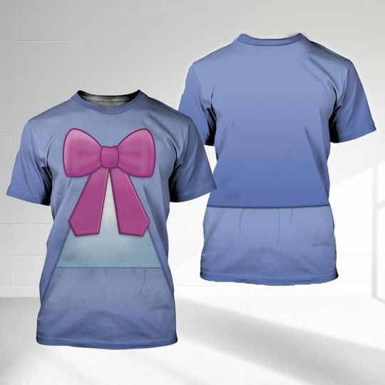Discover Blue Fairy Godmother Women 3D T-Shirt, Cinde Halloween Costume For Family Group T Shirt, Magic Princess Godmother Cosplay