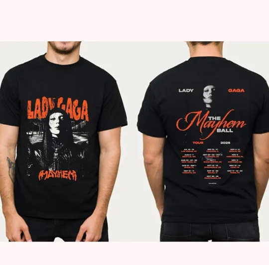 Discover Ld ga The Mayhem Ball Tour 2025 Tour wo Sides Unisex T-Shirt