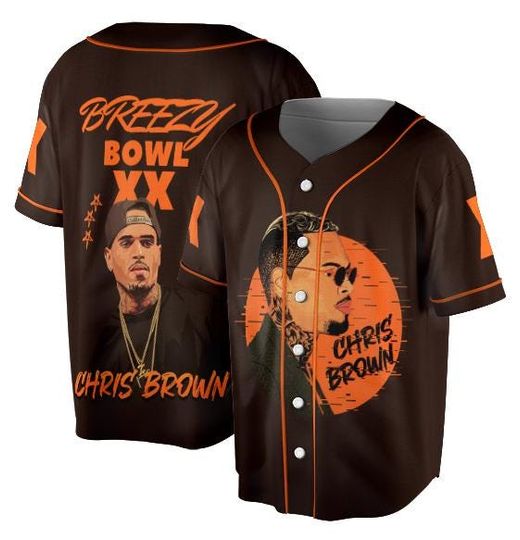 Discover Retro Chris Brown Jersey, 2025 Tour Chris Brown Fan, Chris Brown Concert