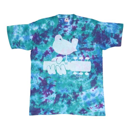 Discover Vintage 1994 Woodstock Music and Art Fair Tie Dye T-Shirt