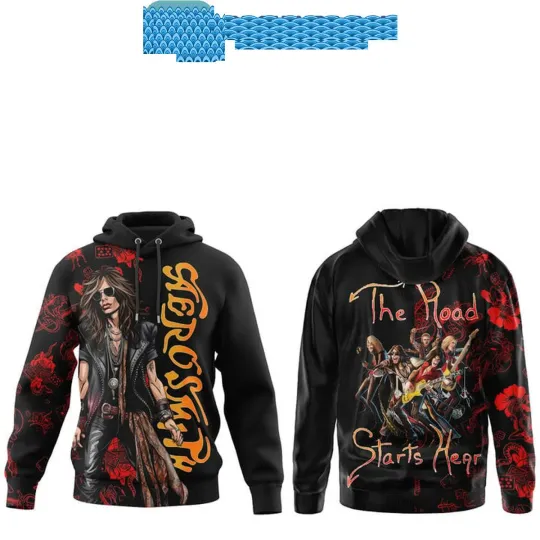 Discover Aerosmith The Road Starts Here Hoodie T-Shirt