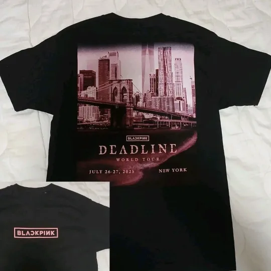 Discover 2025 BLACKPINK DEADLINE World Tour NYC New York Unisex T-Shirt