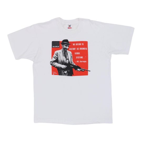 Discover Vintage 1989 Research W.S. Burroughs T-Shirt