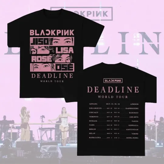 Discover HOT - Rosé Jisoo Lisa Jennie Blackpink DeadLine World Tour 2025 For Fans Blink