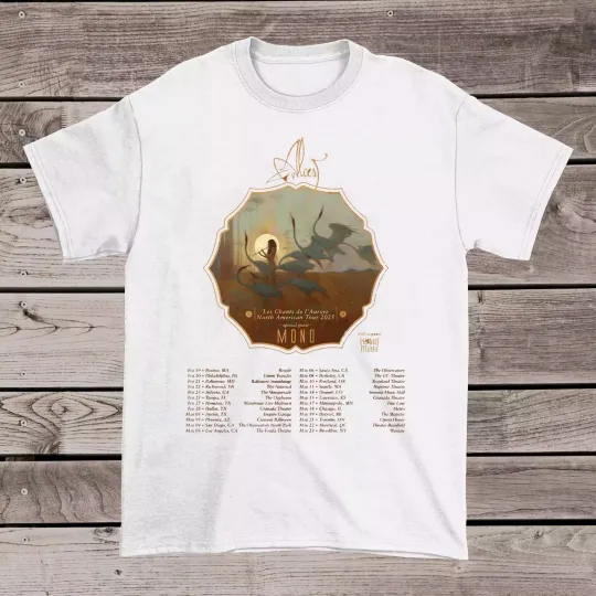 Discover Alcest Band North American Tour 2025 T Shirt