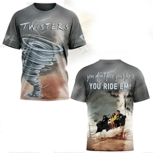 Discover Twister Movie Graphic For Fans AOP 3D T-shirt