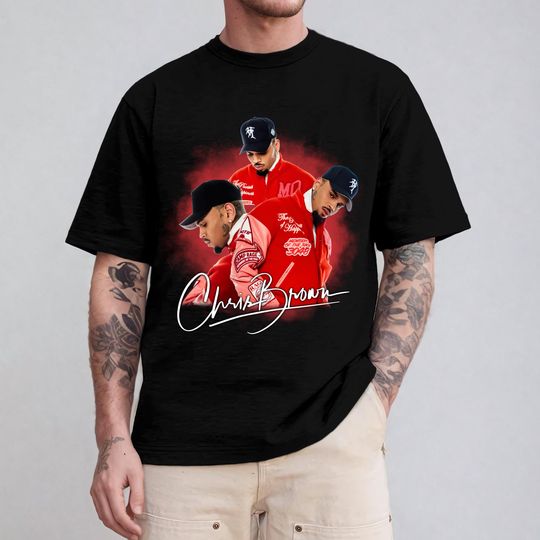 Discover Chris Brown T-Shirt, Hip Hop R&B Fan Shirt, Chris Brown Fan T-Shirt,