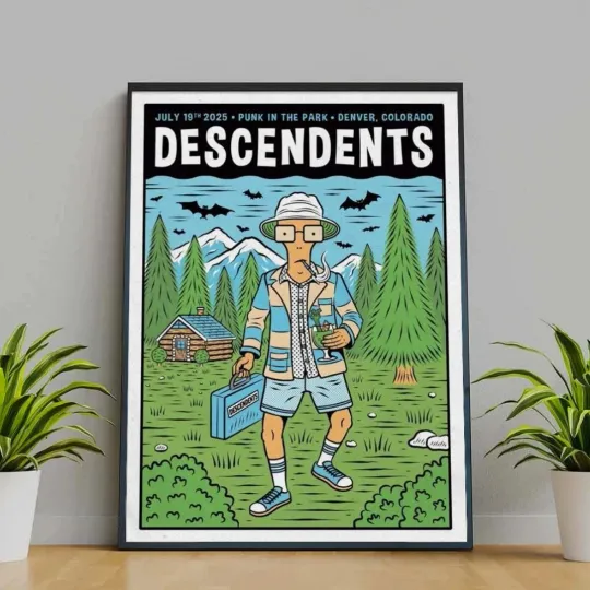 Discover Tour 2025 Descendents Punk In The Park Poster