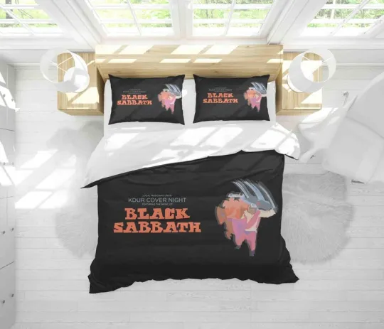 Discover 3D Cartoon Black Sabbath Quilt Cover Set Bedding Set Duvet Cover Pillowcases