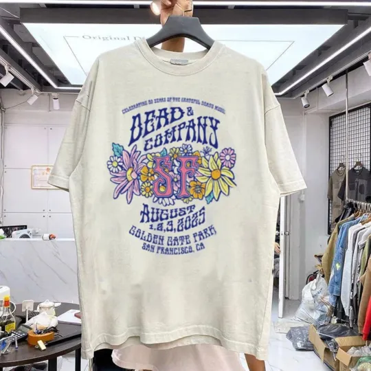 Discover Dead And company At Golden Gate Park  Aug 1-3 2025  shirt