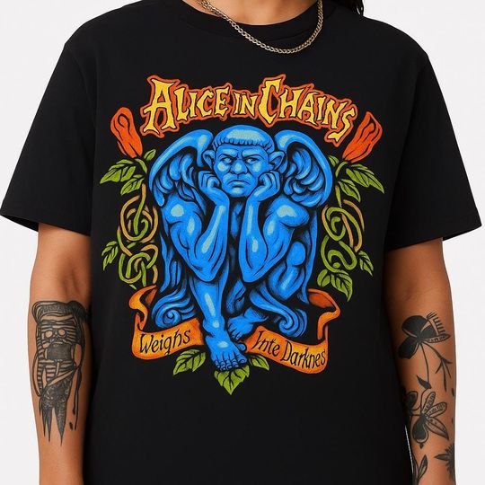 Discover ALC Band Shirt - Gothic Gargoyle Rock Tee