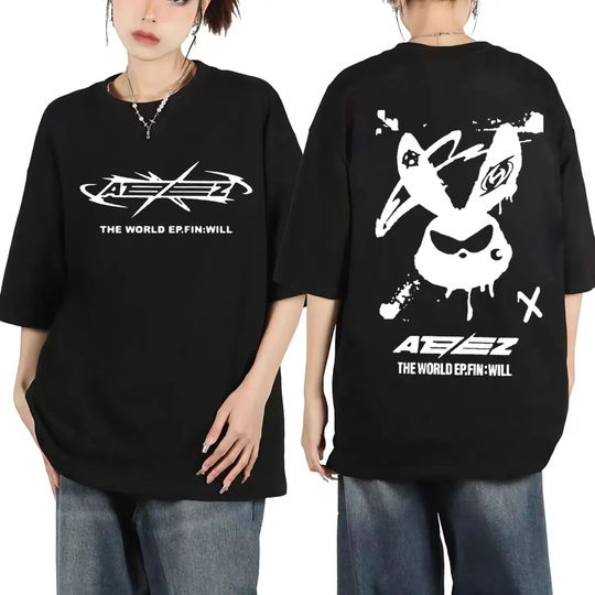 Discover Ateez Album The World Ep Fin Will Tour Graphic T Shirts
