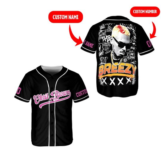 Discover Personalized Chris Brown Tour Jersey, Breezy Bowl 2025