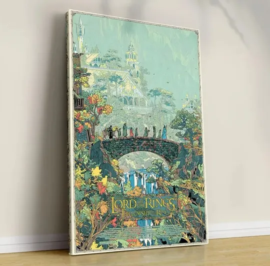 Discover The Lord of the Rings Poster, Movie Fan Gift