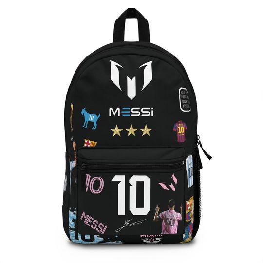 Discover Messi Backpack  - School Backpack - Soccer Fan Backpack - Can be Customize with your Name