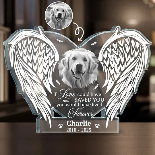 Discover          Custom Photo If Love Could Have Saved You - Personalized Custom Shaped Acrylic Plaque       