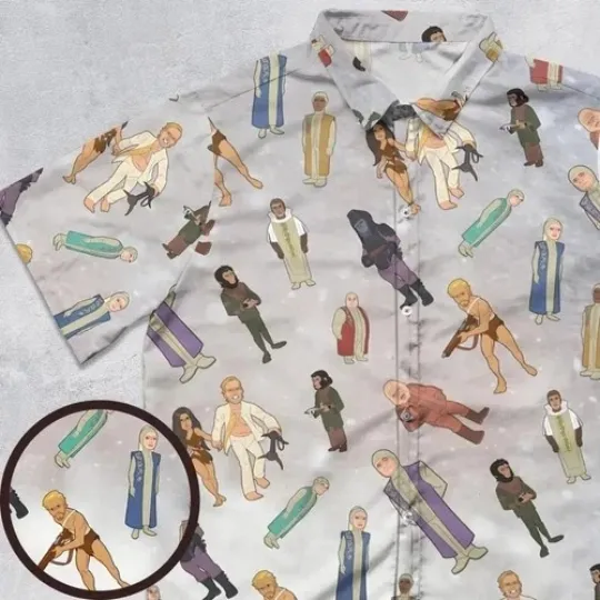 Discover Planet of Apes Characters Hawaiian Shirt Casual Button Down Shirt
