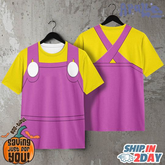Discover Wario All Over Print Halloween Costume 3D Shirt