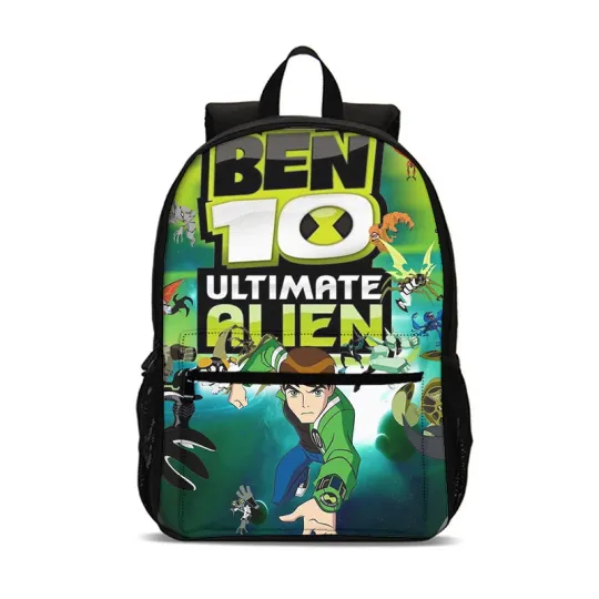 Discover Ben 10 Cartoon Backpack Print Cute Look for Boys Girls School