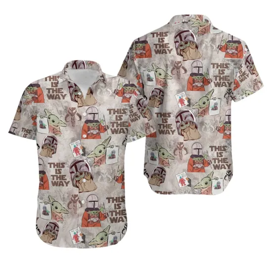 Discover Disneyyy Starr Warss Summer Beach Starwars This Is The Way Aloha Hawaiian Shirt