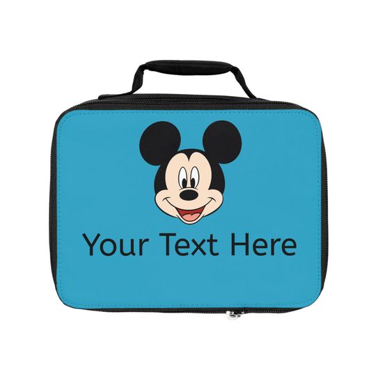 Discover Personalized Mickeyy mouse Lunch Bag | Kids' Lunch Tote, Customizable School Bag