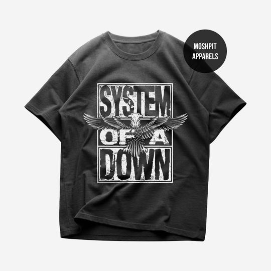 Discover SYSTEM OF DOWN T-Shirt - Metal Music Tee - SOAD Mezmerize Album - Rock Band Shirt