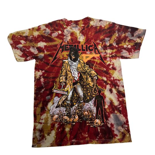 Discover METALLICA Unforgiven Reverse-Dye Tie-Dye T-Shirt - Officially Licensed - Adult Sizes