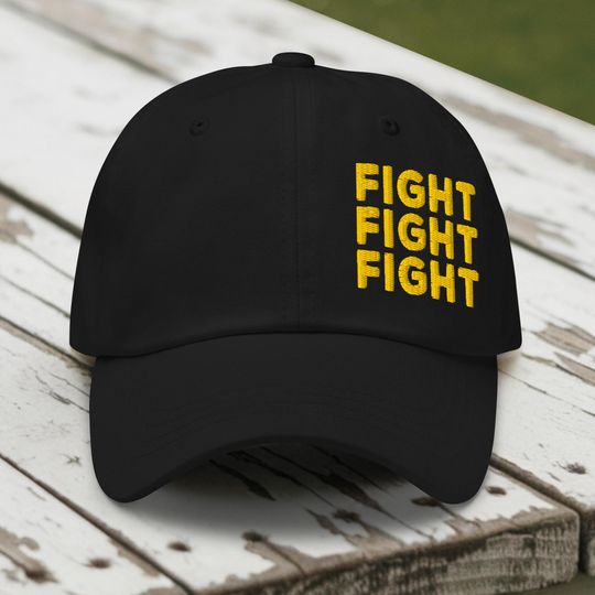 Discover Trump Golden Age Hat, Trump Gold 47, Fight Fight Hat, We won 2025, MAGA Dad Hat
