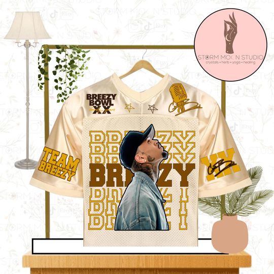 Discover Breezy Bowl XX Jersey, Chris Breezy Shirt, Concert Merch, Breezy Bowl Concert Jersey, Breezy 20 Year Your Merch