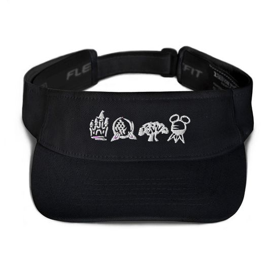 Discover Disneyyy Parks Icons Style Visor Hat, Minimalist Disneyyy | Disneyyy Vacation Visor Hat