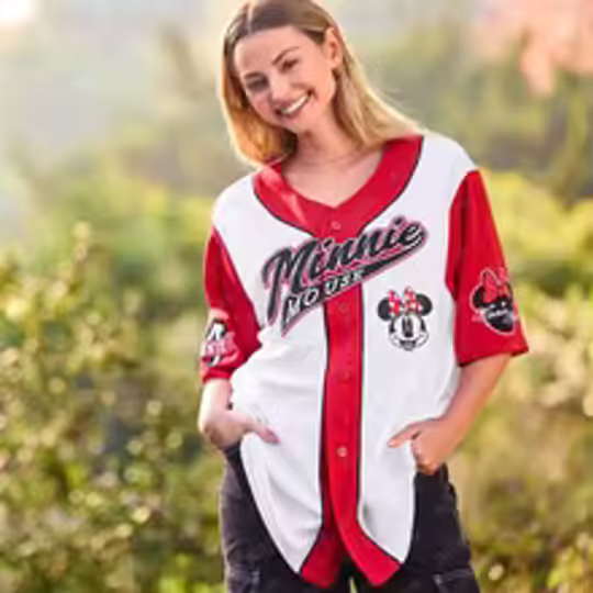 Discover 2025 Disneyyy Baseball Jersey Minniee Mouse