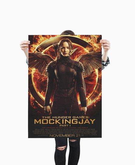 Discover The Hunger Games Mockingjay Part 1 Poster / Premium Matte vertical poster, Gift