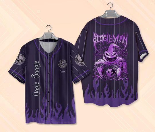Discover Disneyyy Oogiee Boogiee Halloween Baseball Jersey Shirt, Disneyyy Halloween Jersey