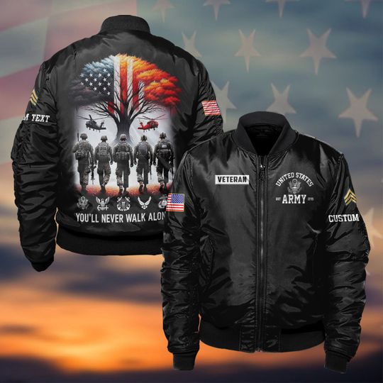 Discover You’ll Never Walk Alone Bomber Jacket