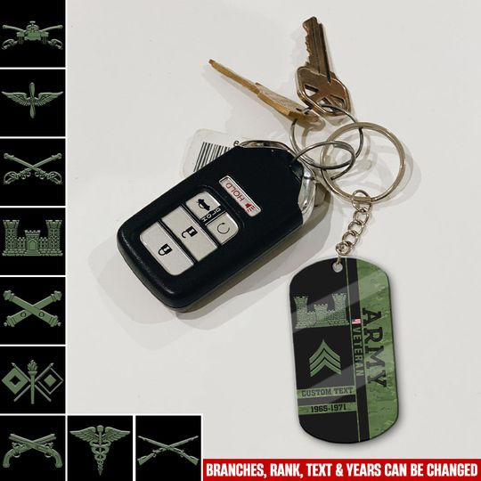 Discover Customized US Army Branches Veteran Proudly Served 