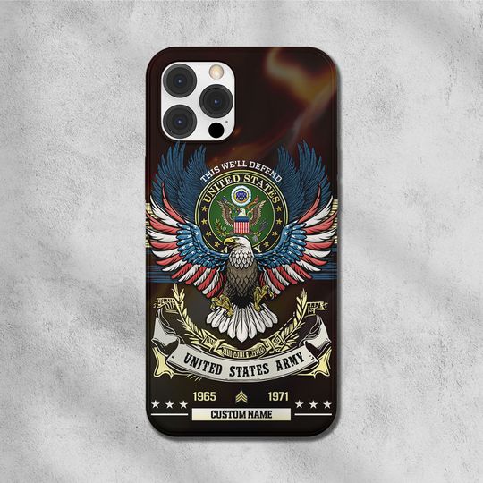 Discover Customized USA Eagle Veteran Phone Case