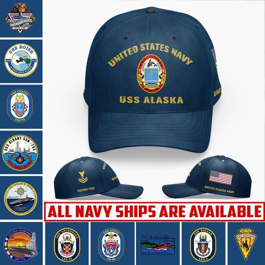 Discover Customized Navy Ships Classic Cap