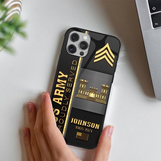 Discover Customized US Army Branches Proudly Served Phone Case