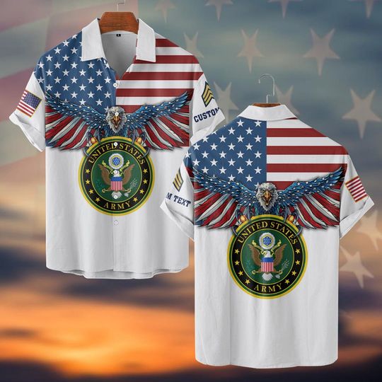 Discover Customized Veteran 3D Shirts Hawaiian Shirt