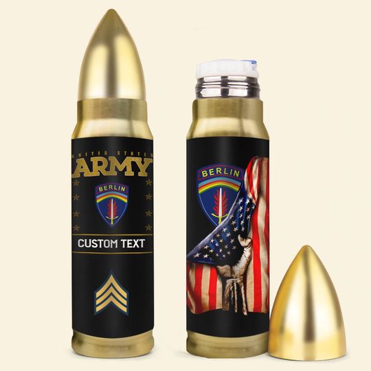 Discover Customized US Army Divisions Flag Bullet Tumbler