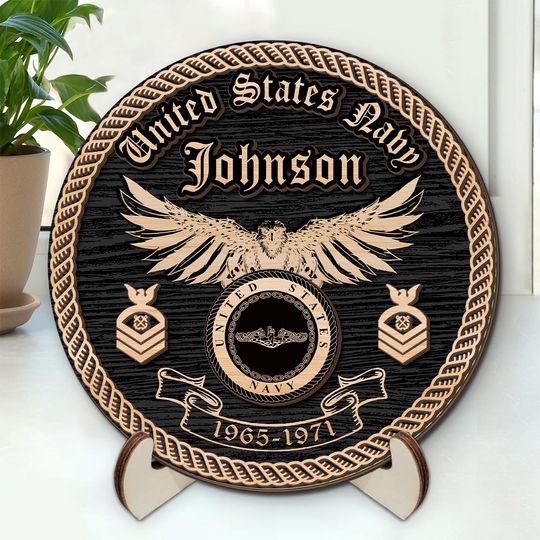 Discover Customized U.S Veteran Navy Badges
