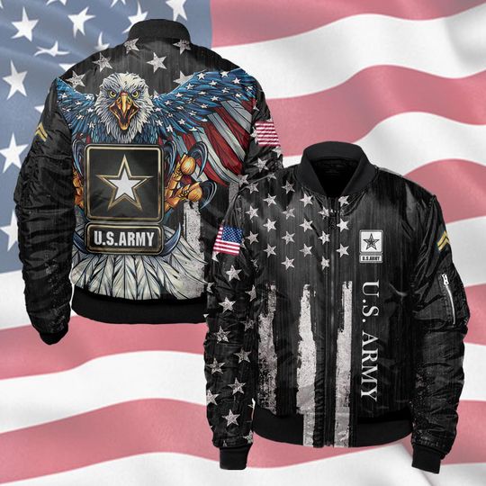Discover Customized US Veteran Bomber Jacket