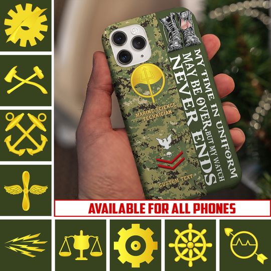 Discover Customized USCG Ratings Phone Case