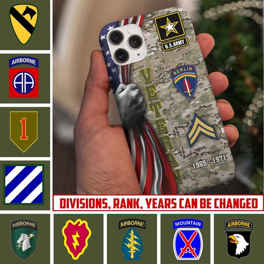 Discover Customized Army Divisions Phone Case