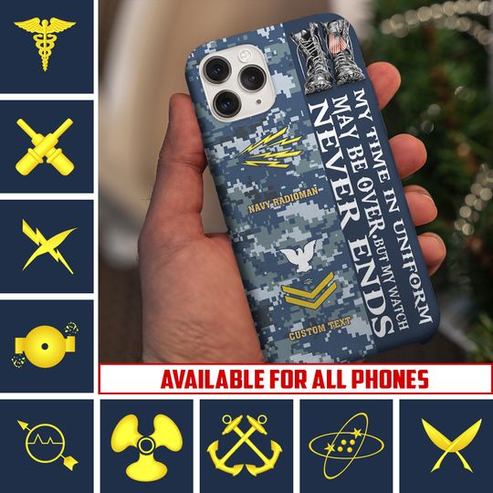 Discover Customized US Navy Ratings Phone Case